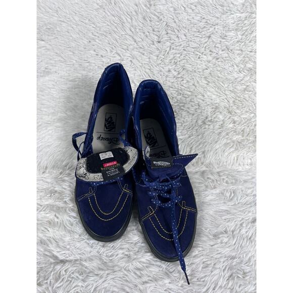 Disney Vans Sk8-Hi Shoes Mens Size 10.5 Blue Moon Star Mickey Mouse Magic Skate - Picture 8 of 12